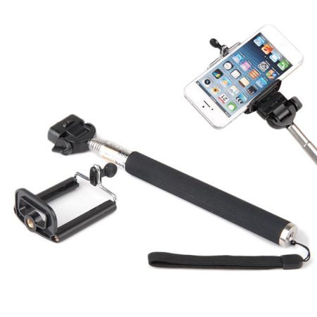 iGeek Selfie Stick with Bluetooth Shutter - Black