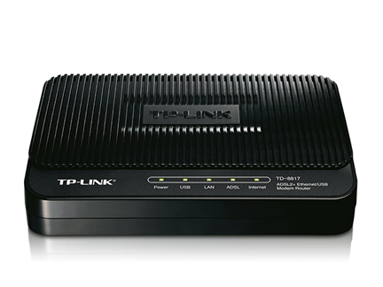 TP-Link Router TD-8817 ADSL2 + ETHERNET/USB MODEM
