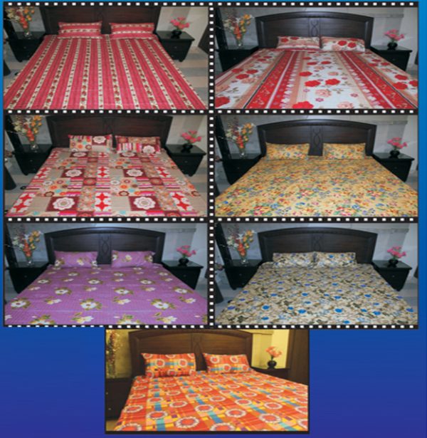 Bed Sheet 7 Design Bed Sheets with 14th Pillow Covers