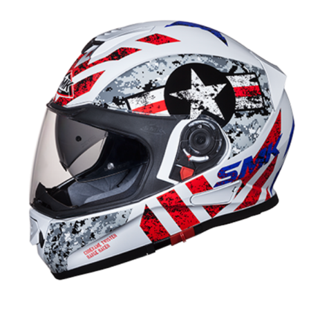 SMK Twister Designer Full Face Helmet Captain GL163