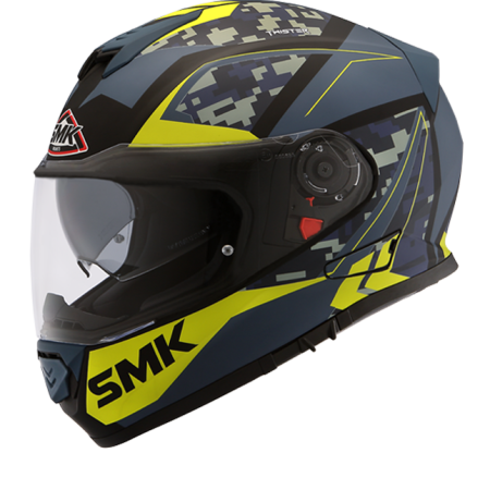 SMK Twister Zest MA258 Bikers Helmet