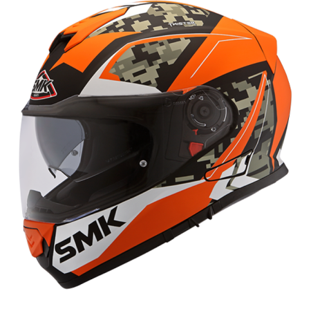 SMK Twister Zest MA271 Bikers Helmet