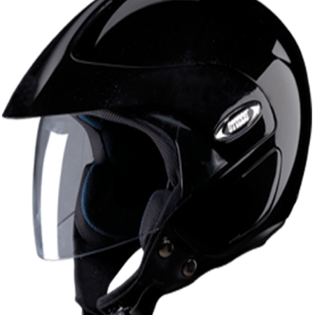 Studd Open Face Marshall Black Helmet