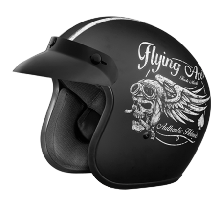 Studd Open Face Jetstar Classic D5 Flying Ace's Helmet
