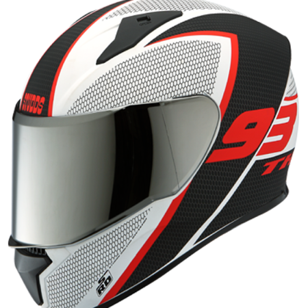 Studds Thunder D3 Decor with Mirror Visor Helmets D3 White N6